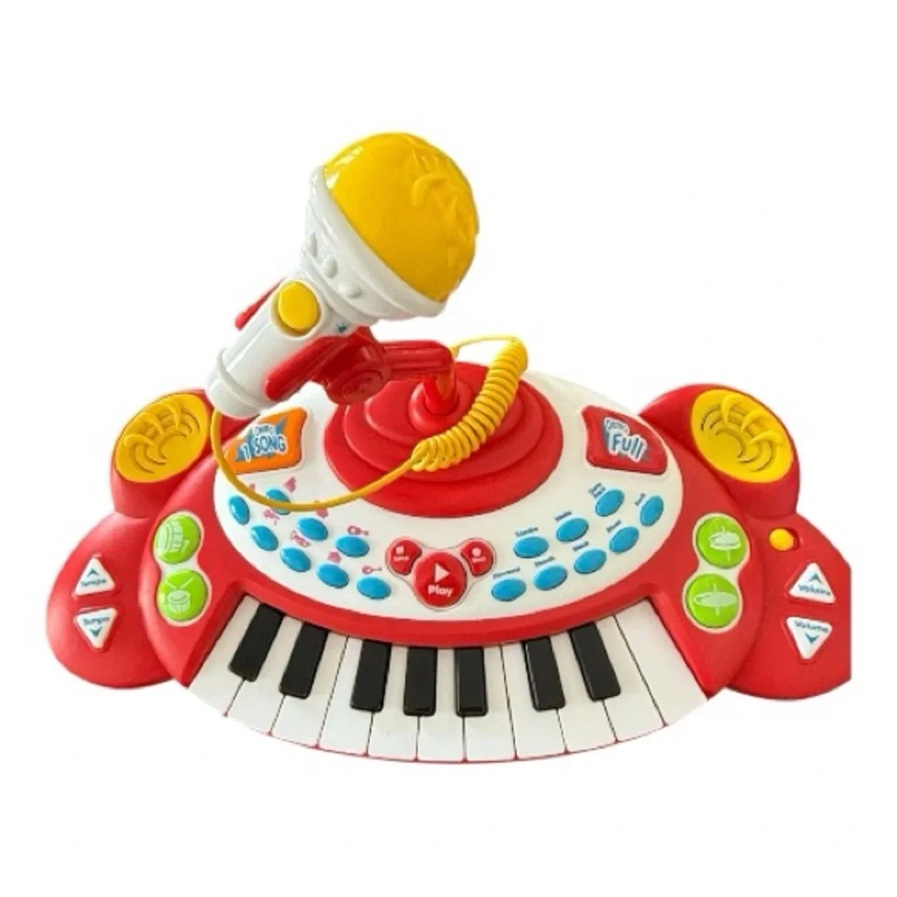 Kids Musical Keyboard Piano with Microphone | Lights & Sounds | Learning Toy